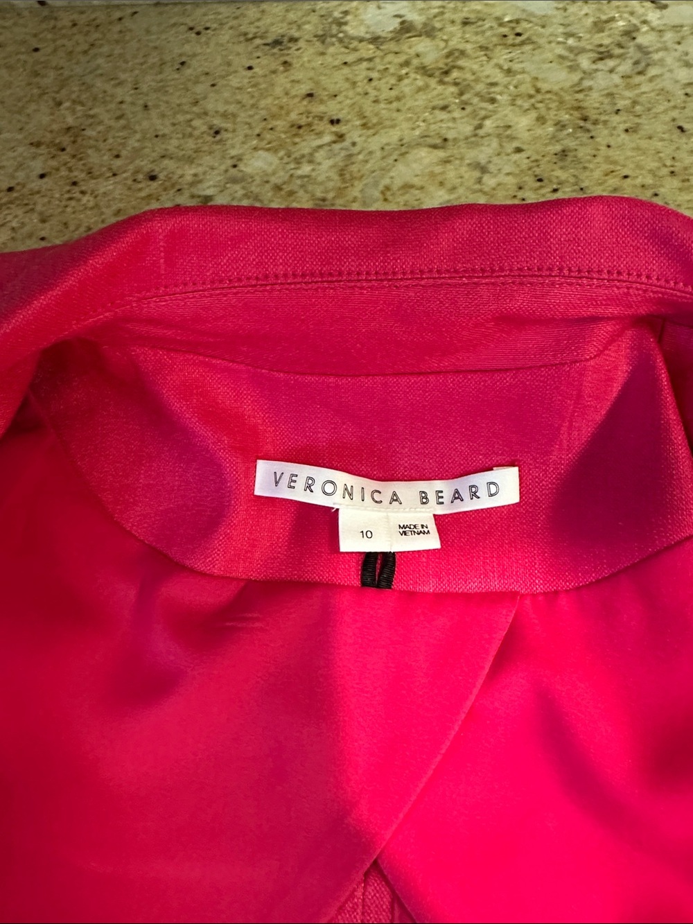 Veronica Beard linen Dickey blazer with 3/4 sleeves - Picture 4 of 4